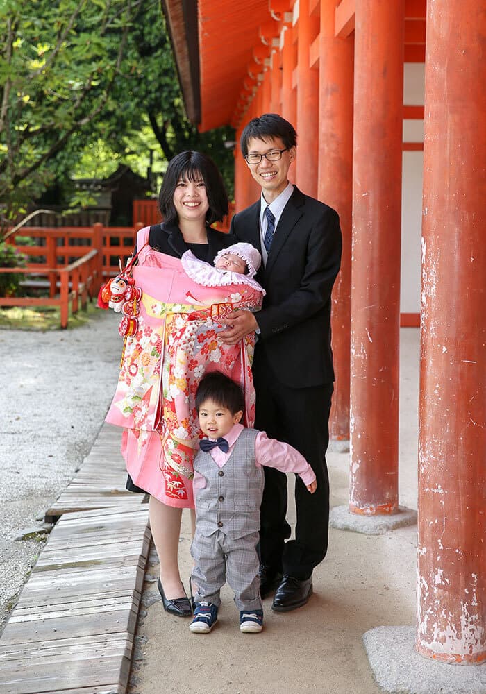 下鴨神社でお宮参り出張撮影