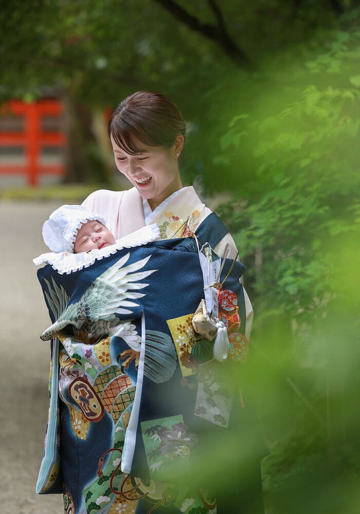 下鴨神社でお宮参り出張撮影