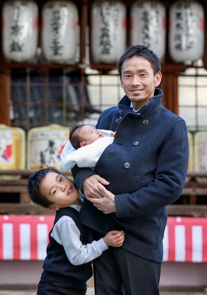 建部大社でお宮参り出張撮影