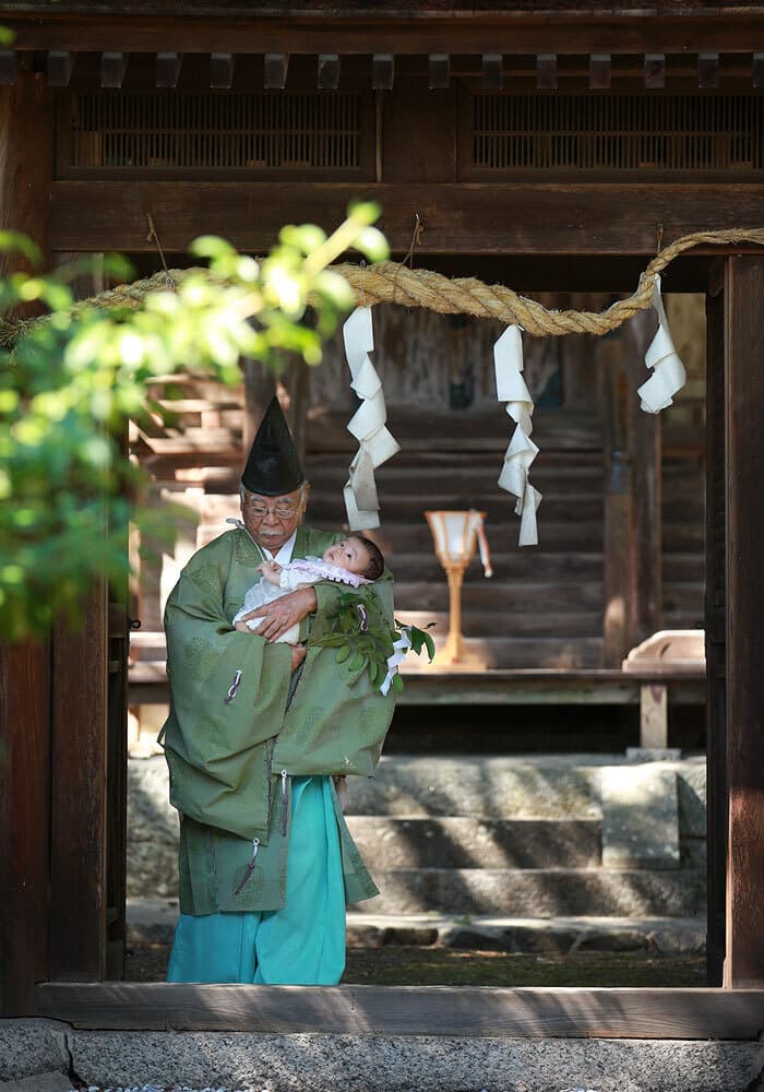 小泉神社でお宮参り出張撮影