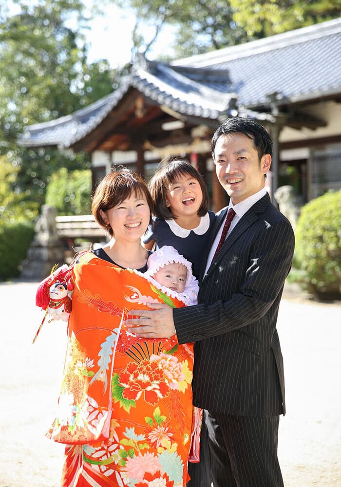 小泉神社でお宮参り出張撮影