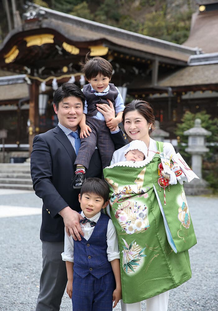 松尾大社でお宮参り出張撮影