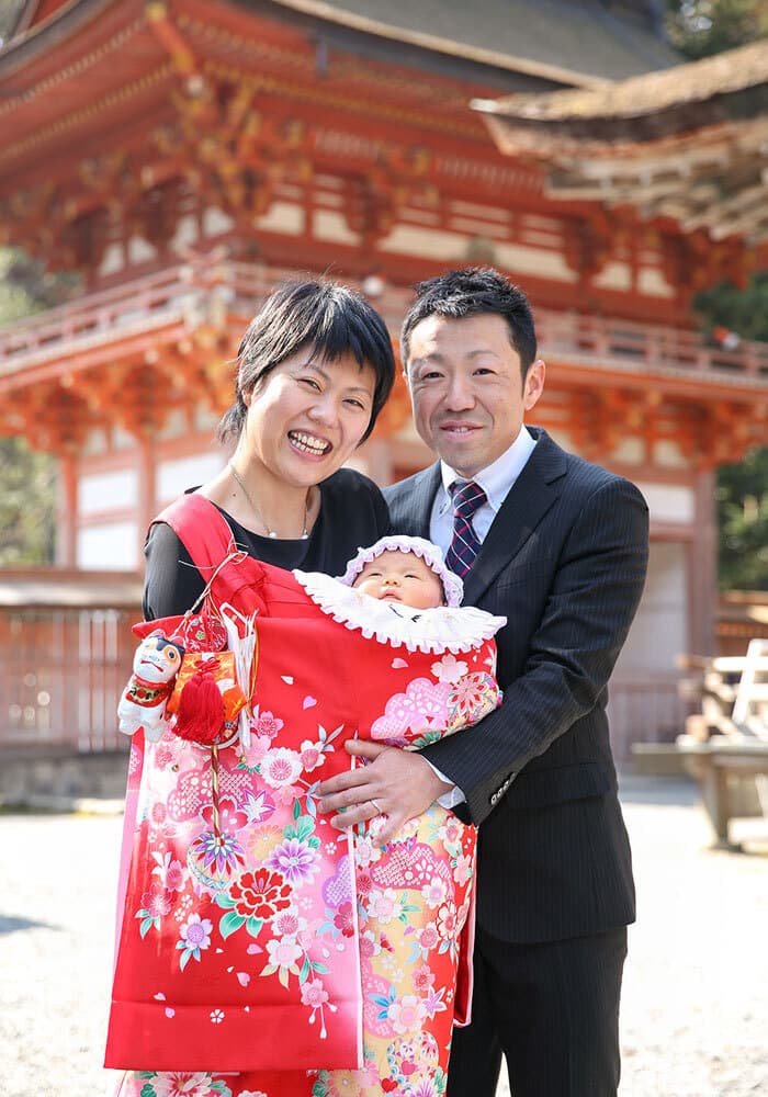 日吉大社でお宮参り出張撮影