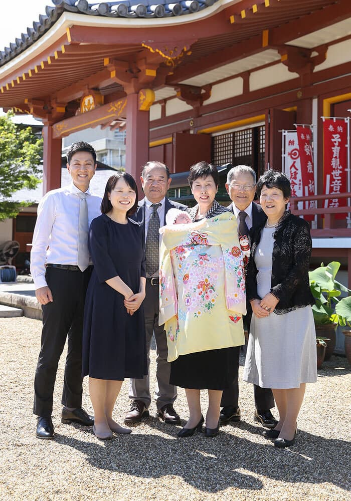 宝珠院でのお宮参りの出張撮影