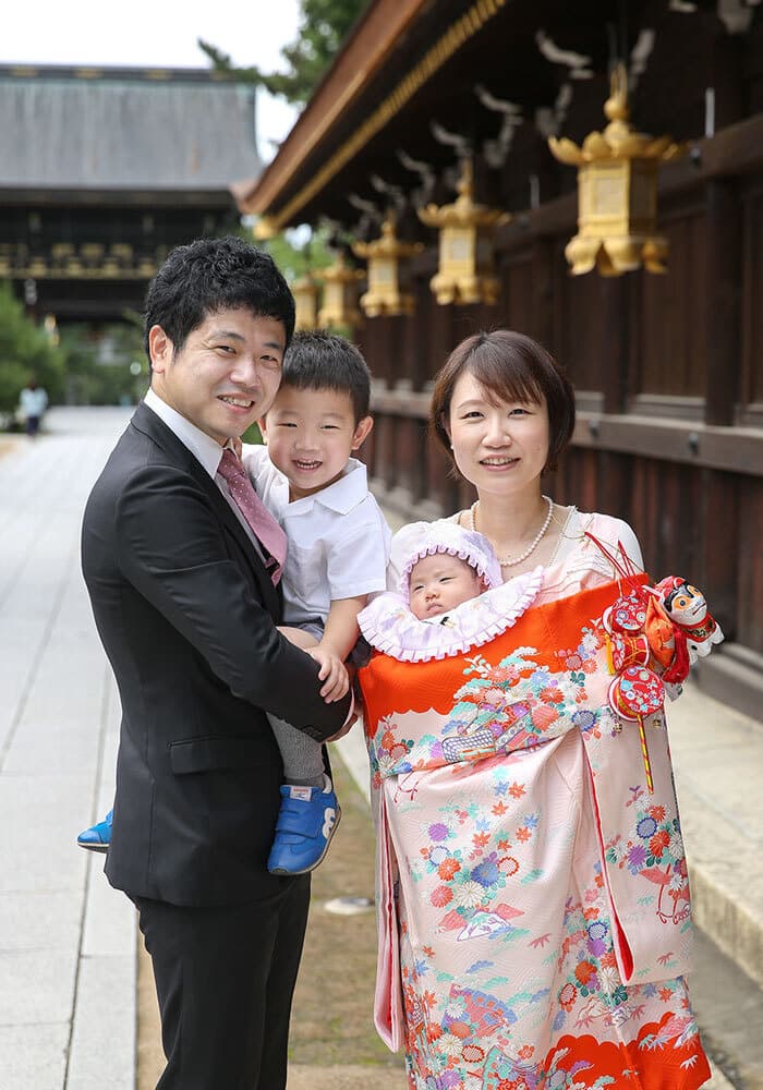 北野天満宮でお宮参りの出張撮影