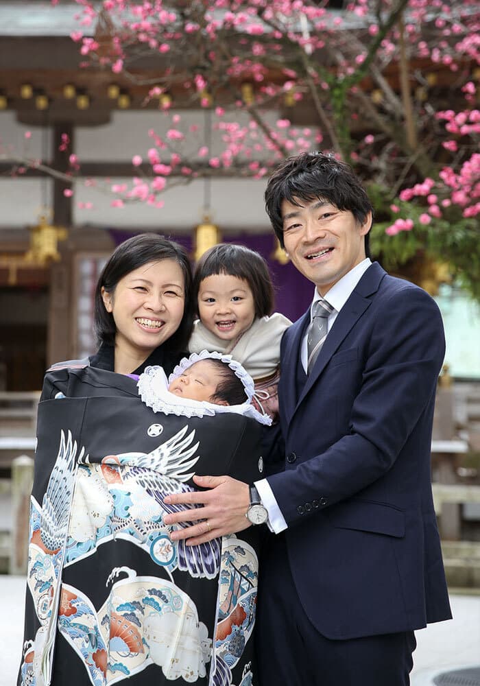 枚岡神社でお宮参りの出張撮影