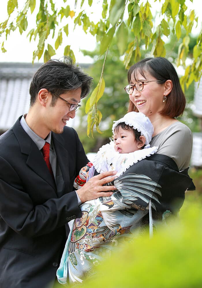 野崎観音でお宮参りの出張撮影