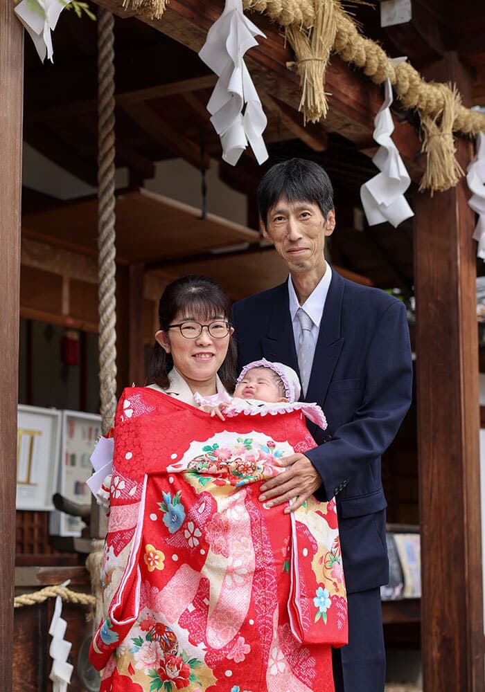 香芝市の鹿島神社のお宮参り出張撮影