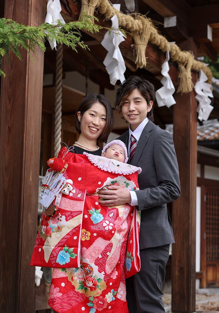 香芝市の鹿島神社のお宮参り出張撮影