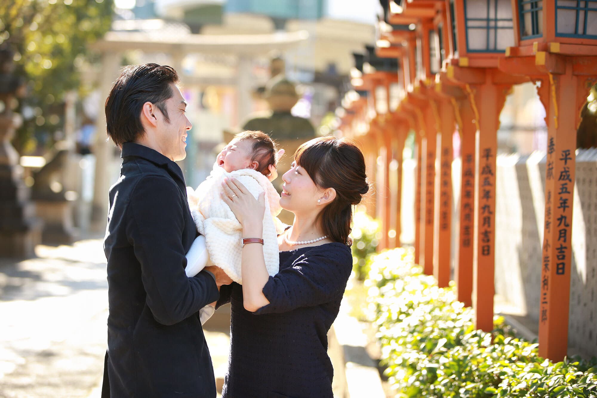 泉大津市の大津神社でお宮参り出張撮影