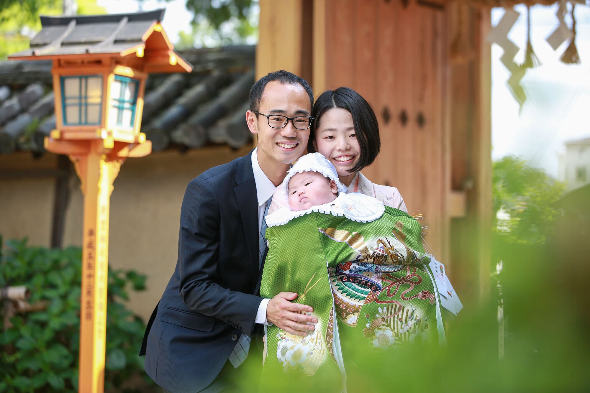 枚方市の片埜神社でお宮参り出張撮影