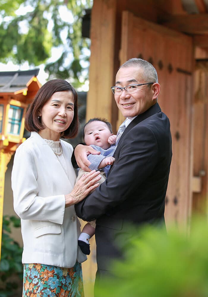 枚方市の片埜神社でお宮参り出張撮影