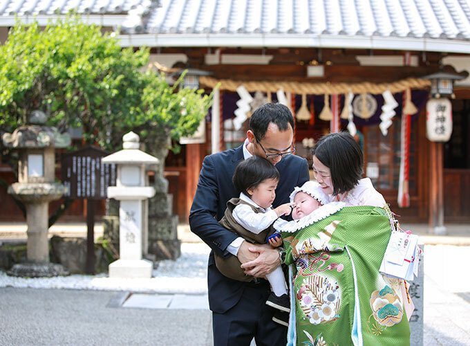 片埜神社お宮参り出張撮影