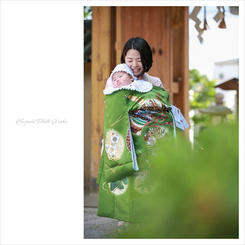 枚方市の片埜神社でお宮参り出張撮影