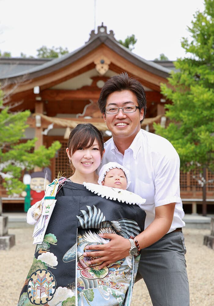 田原本町の多神社でお宮参り出張撮影