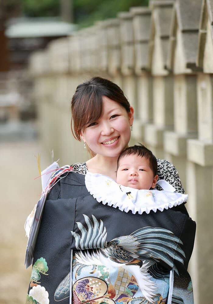 田原本町の多神社でお宮参り出張撮影