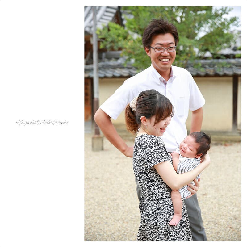 田原本町の多神社でお宮参り出張撮影