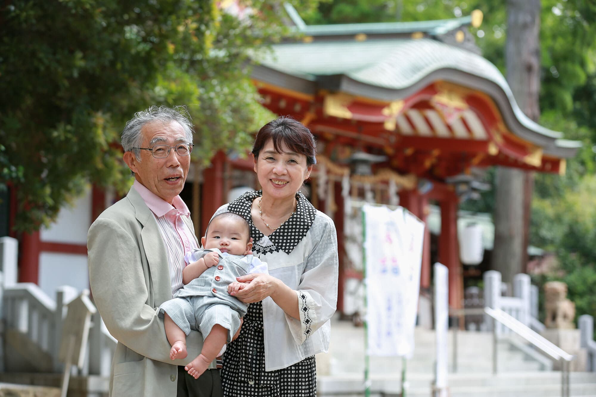 越木岩神社でお宮参り出張撮影