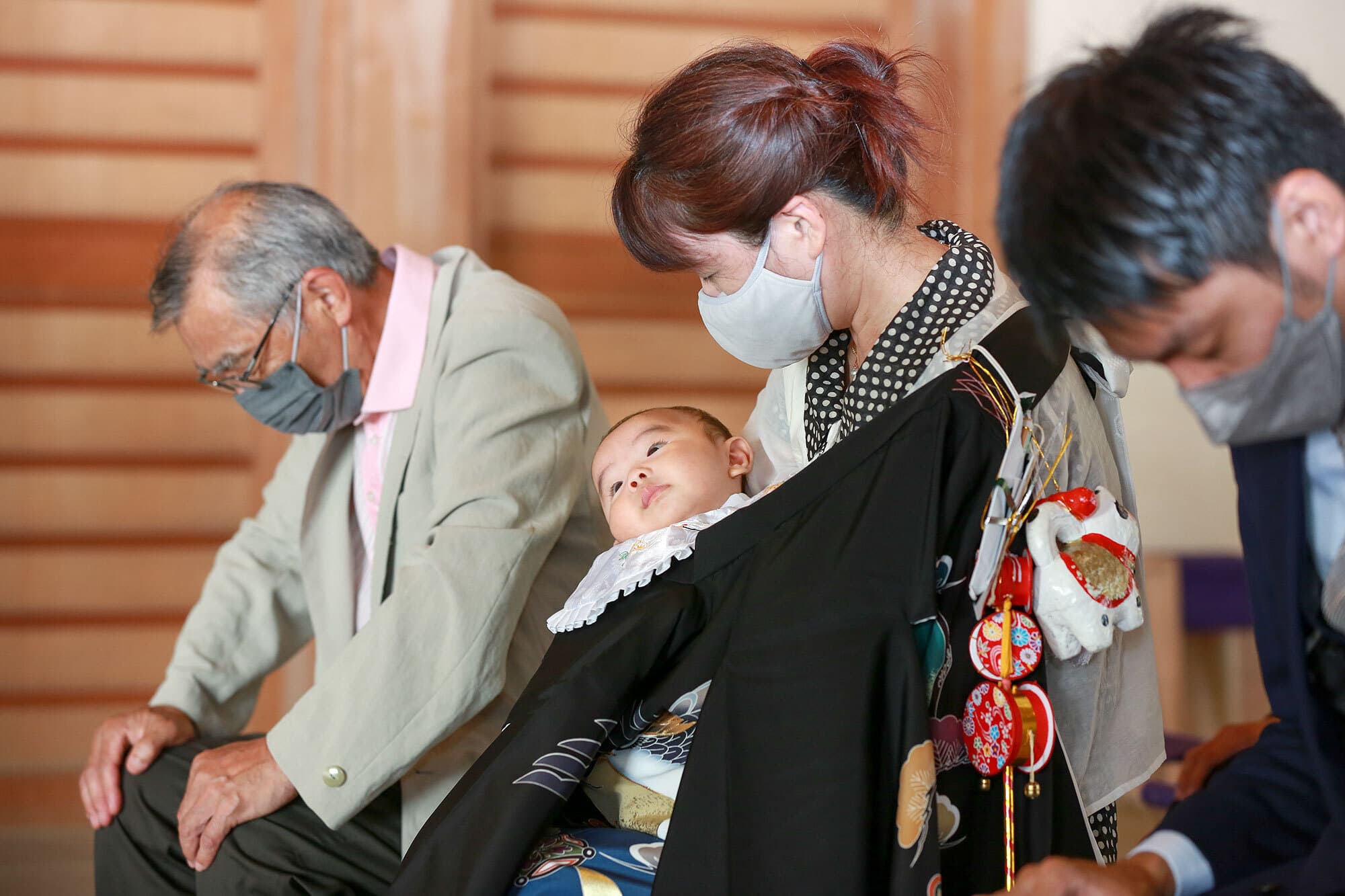 越木岩神社でお宮参り出張撮影