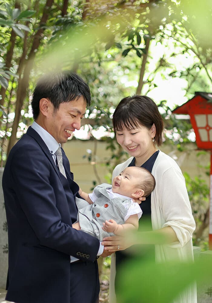 越木岩神社でお宮参り出張撮影