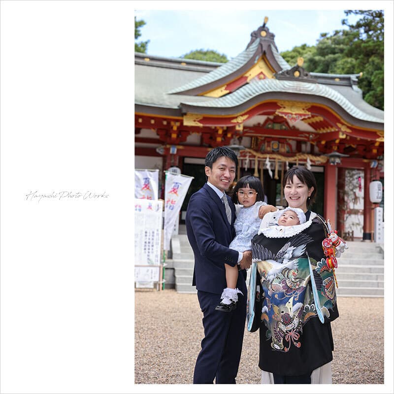 越木岩神社でお宮参り出張撮影