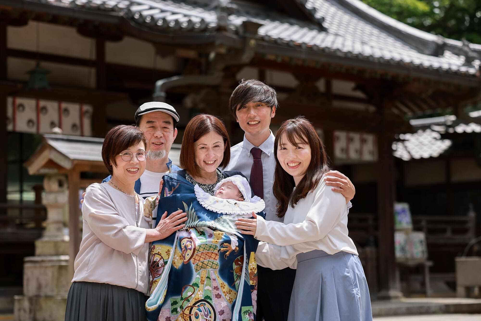 名張市の宇流冨志禰神社お宮参り出張撮影