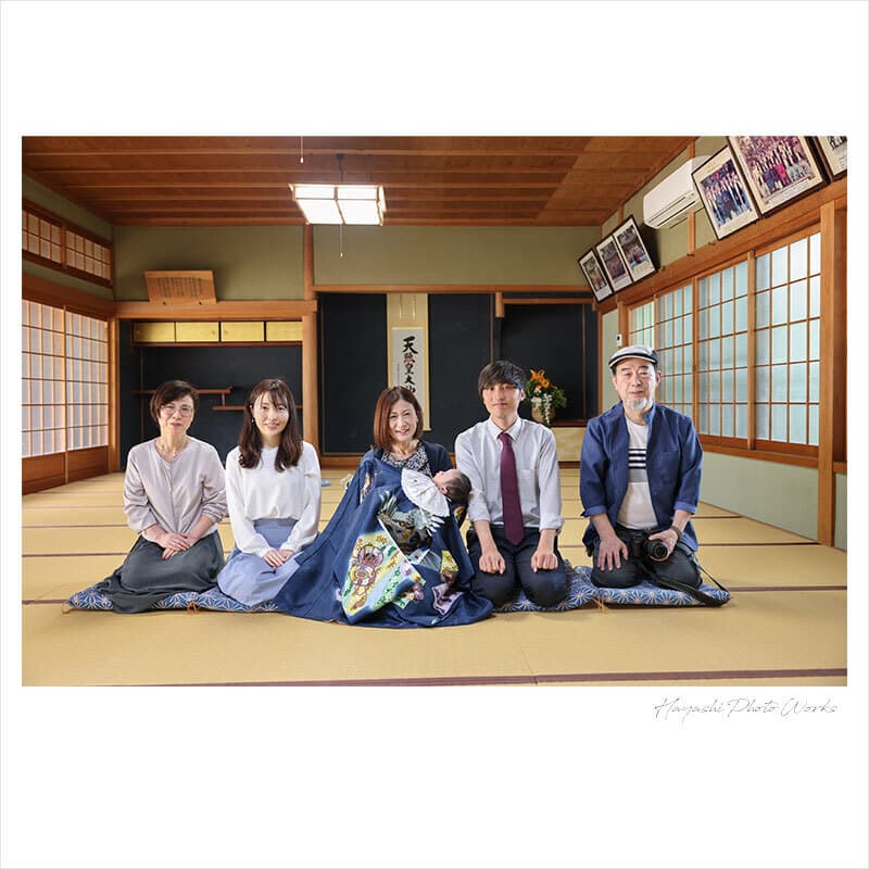 名張市の宇流冨志禰神社お宮参り出張撮影