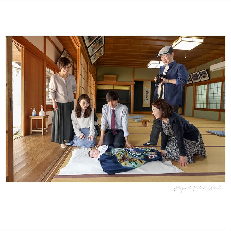 名張市の宇流冨志禰神社お宮参り出張撮影