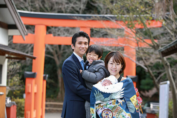 和歌山市の玉津神社お宮参り撮影