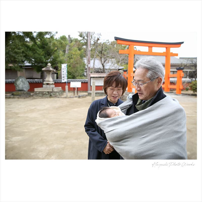 和歌山市の玉津神社お宮参り撮影