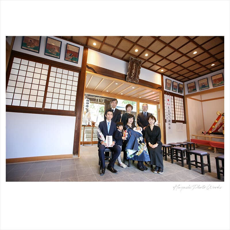 和歌山市の玉津神社お宮参り撮影
