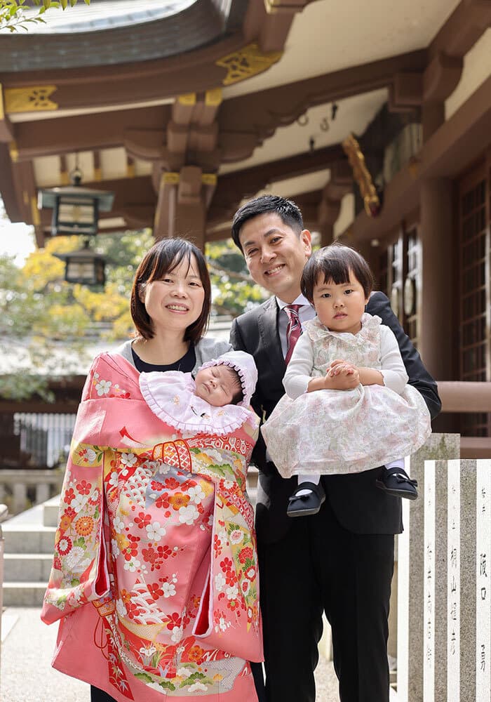 阿比太神社のお宮参り出張撮影