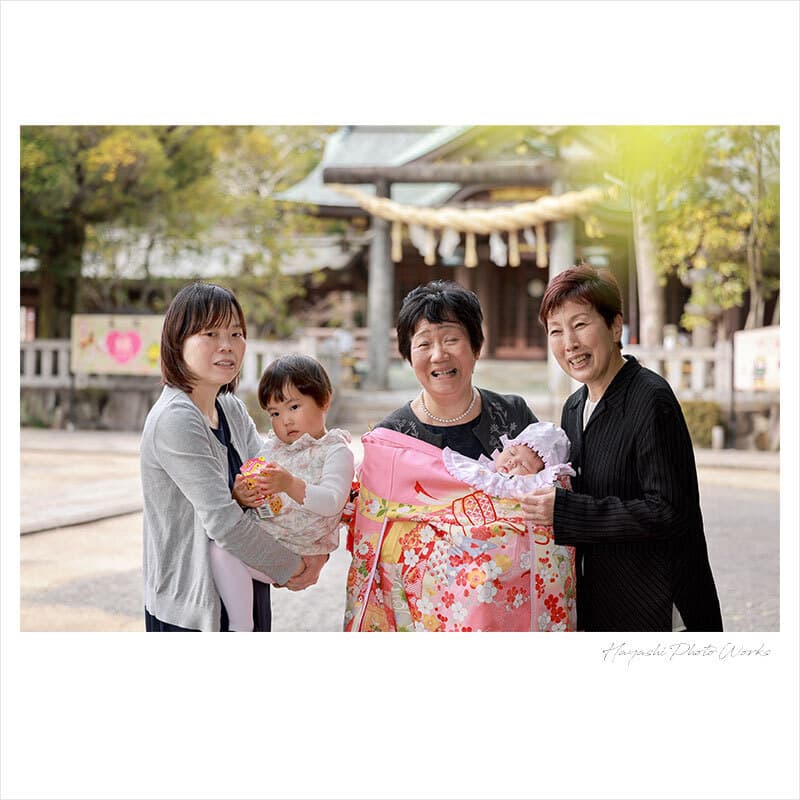 阿比太神社のお宮参り出張撮影
