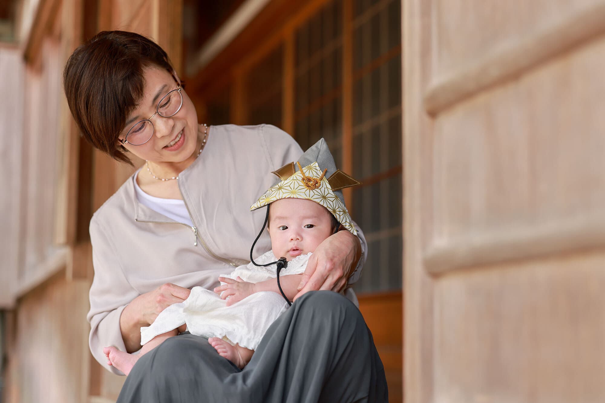 名張市の宇流冨志禰神社お宮参り出張撮影