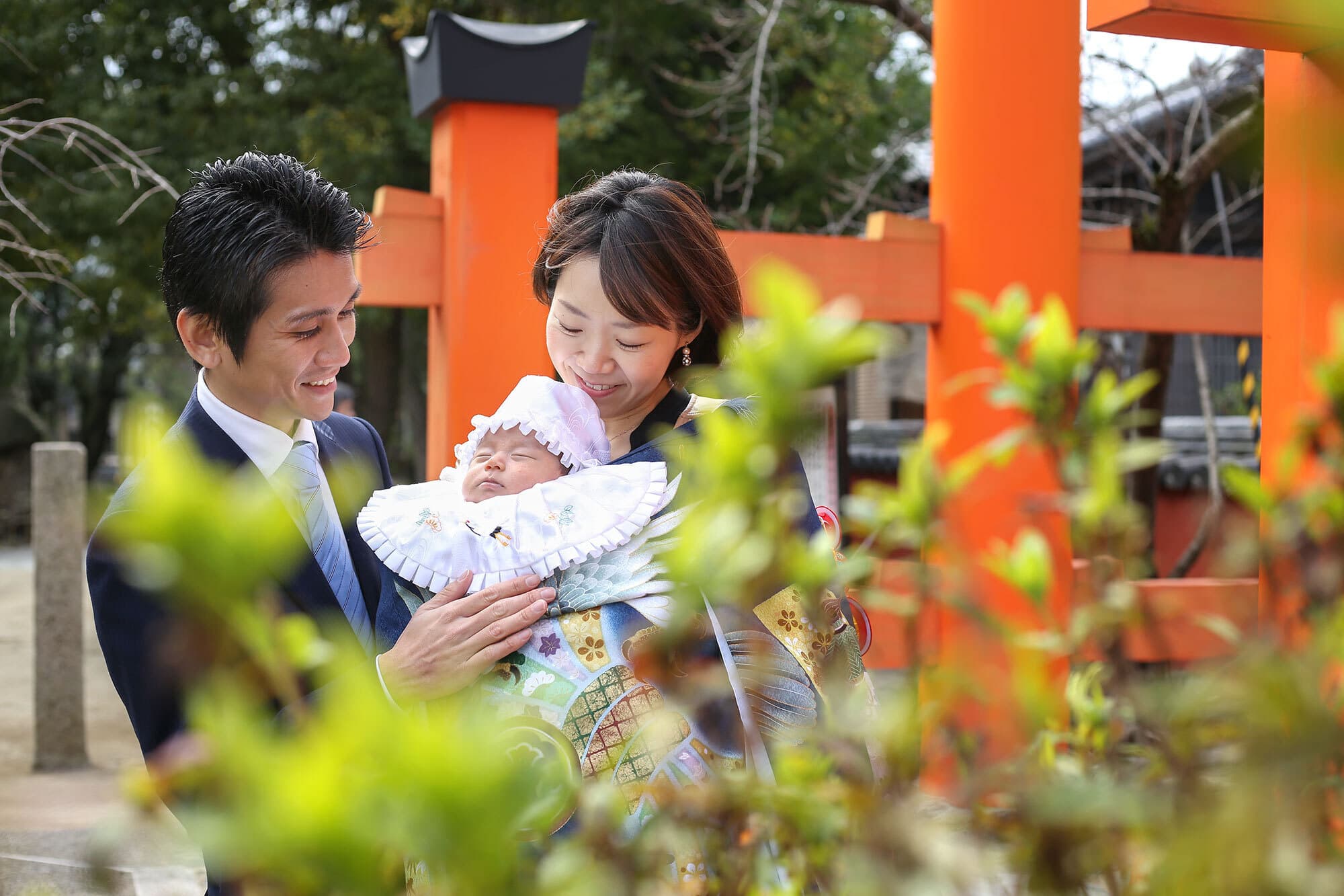 和歌山市の玉津神社お宮参り出張撮影
