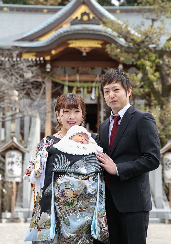 狭山神社でお宮参り出張撮影