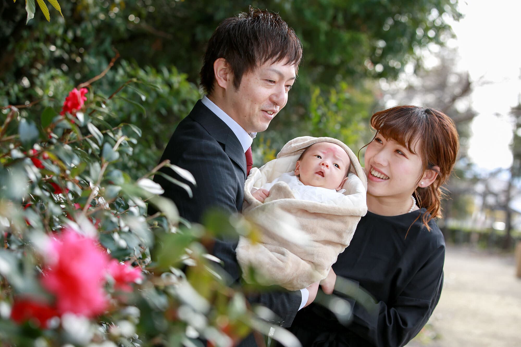 狭山神社でお宮参り出張撮影
