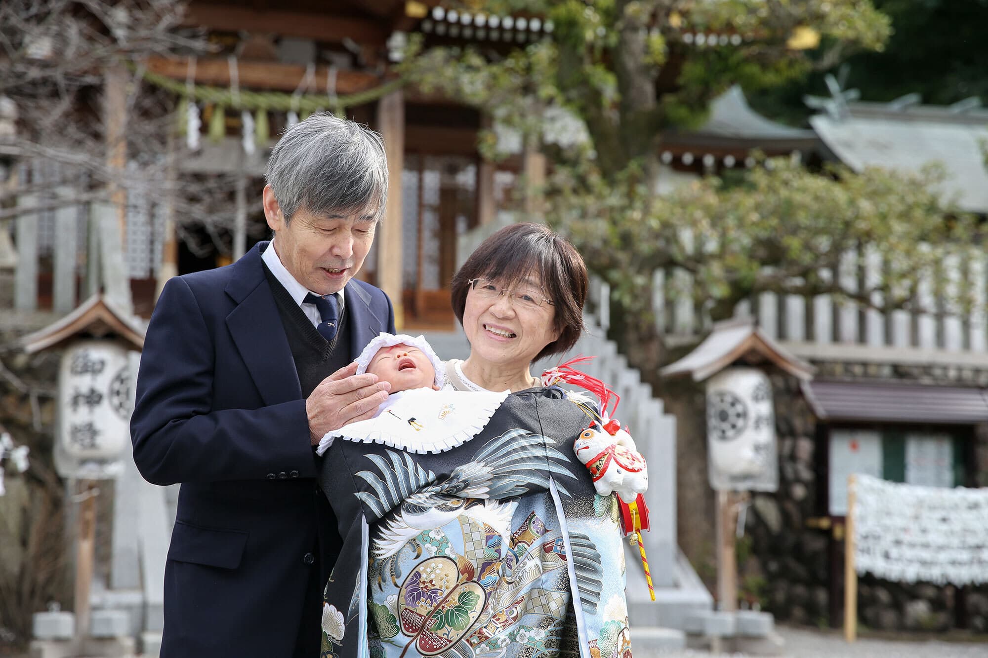 狭山神社でお宮参り出張撮影