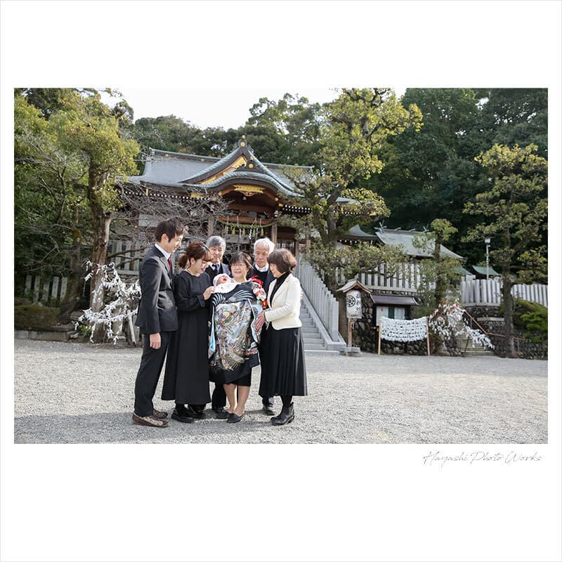 狭山神社でお宮参り出張撮影