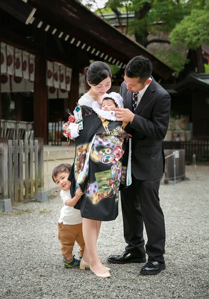 大鳥大社でお宮参り出張撮影