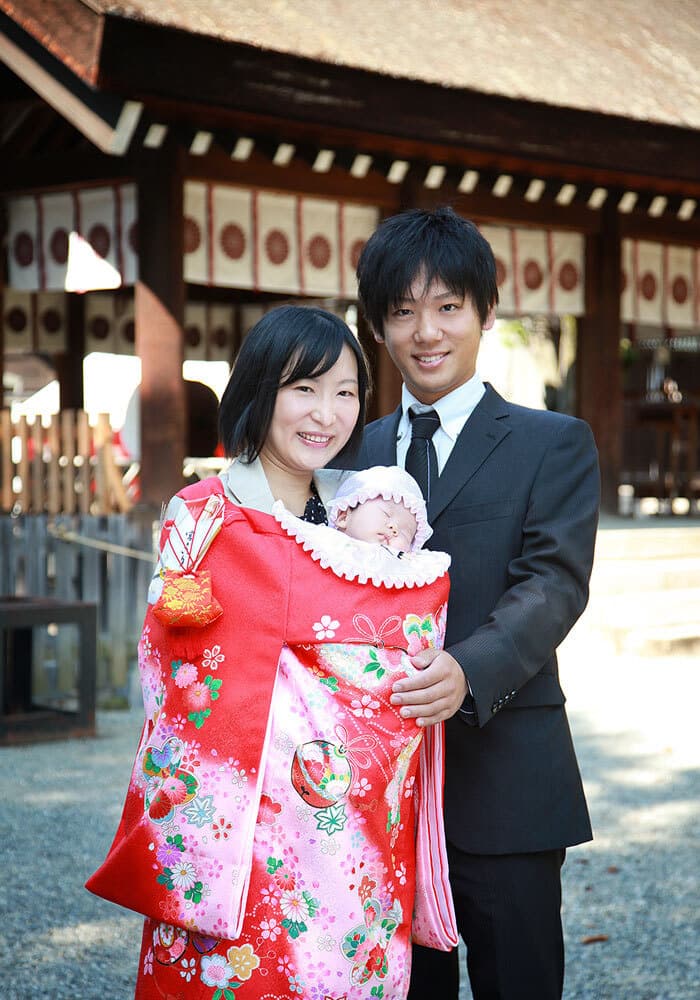 大鳥大社でお宮参り出張撮影
