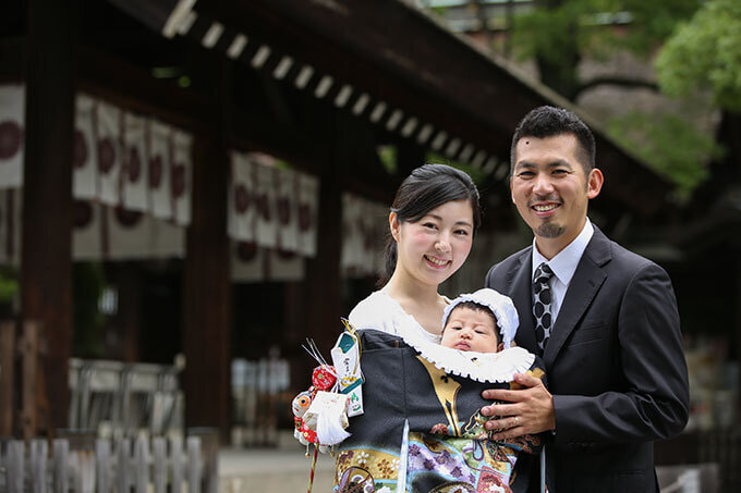 大鳥大社でお宮参り出張撮影
