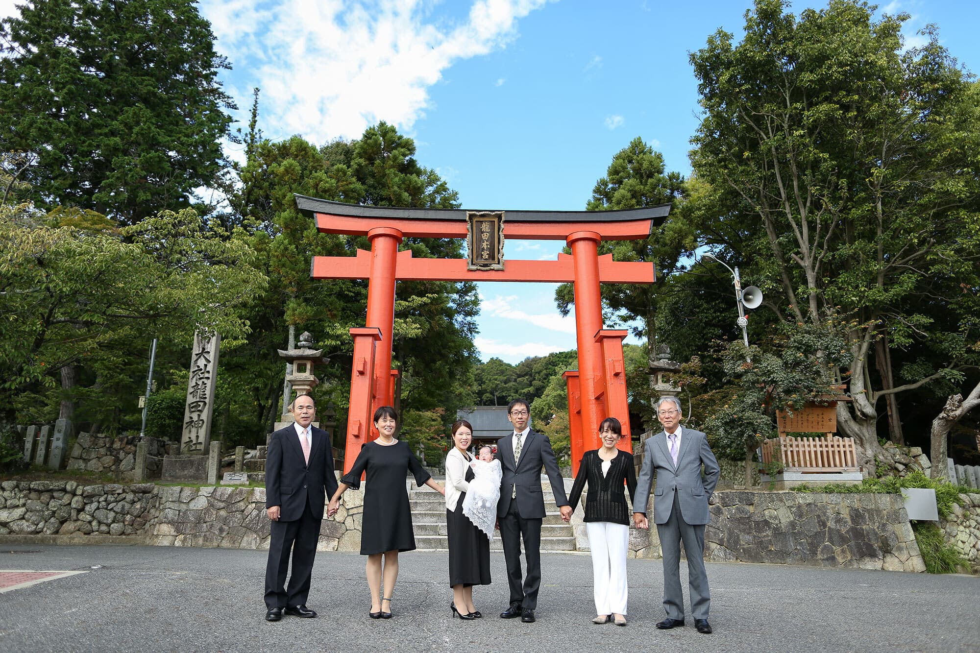 龍田大社お宮参り出張撮影