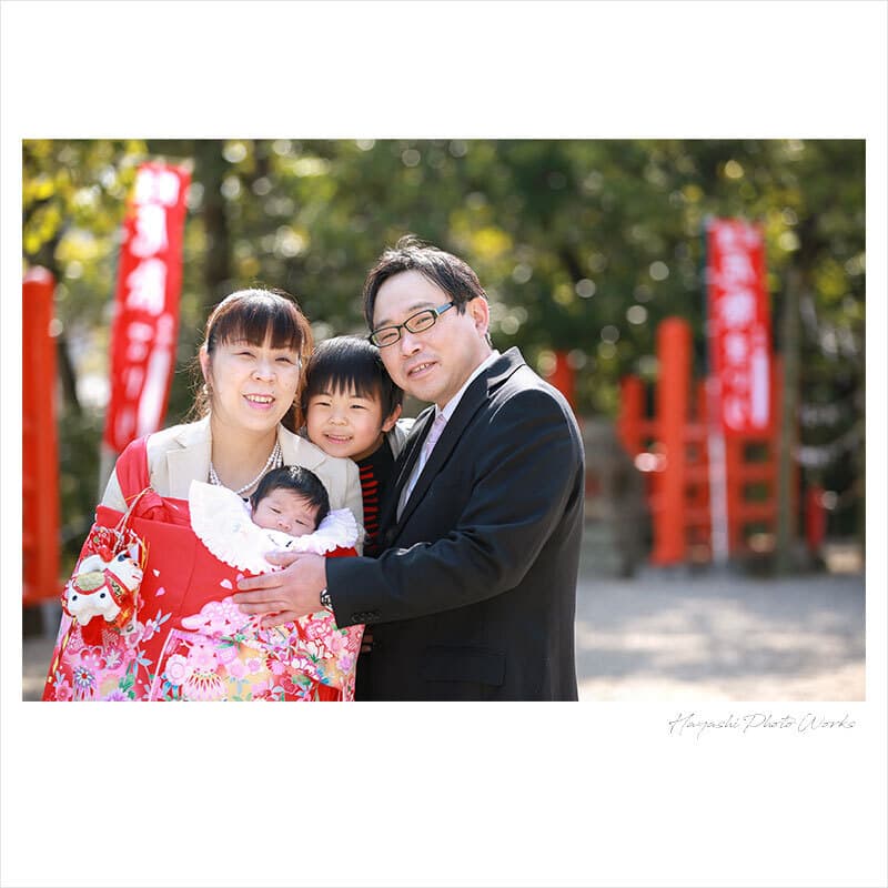 龍田大社お宮参り出張撮影