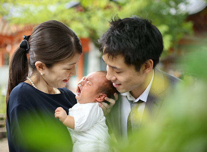 長岡天満宮お宮参り出張撮影