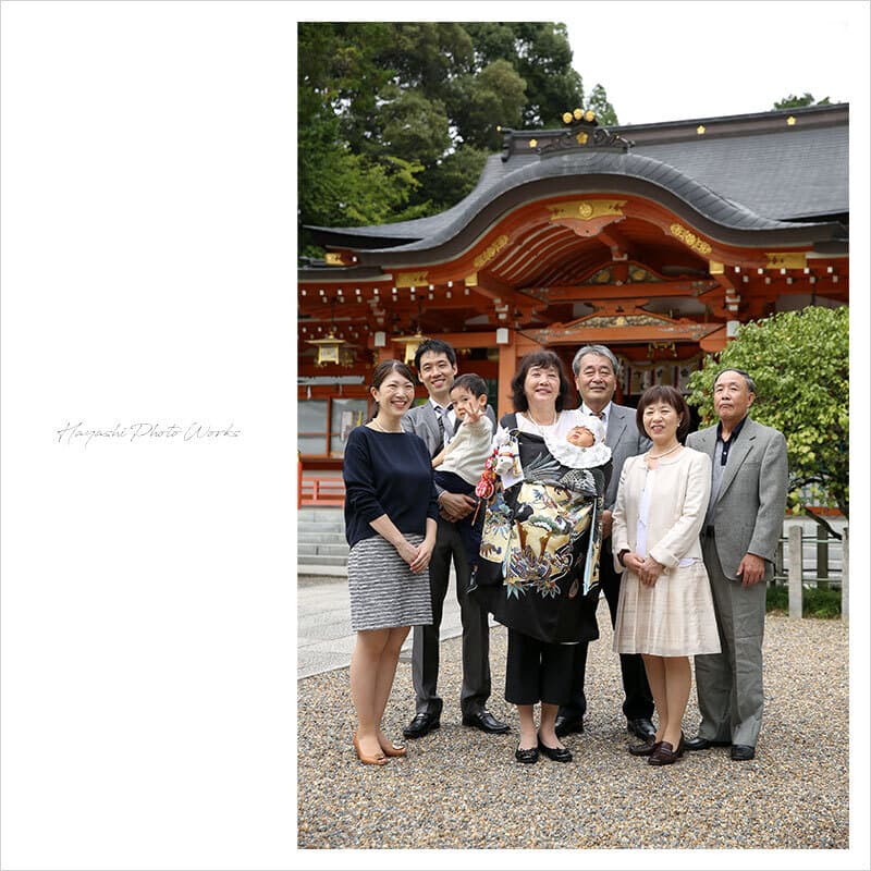 長岡天満宮お宮参り出張撮影