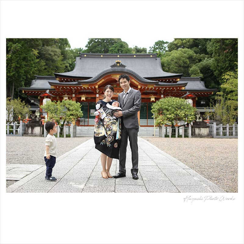 長岡天満宮お宮参り出張撮影