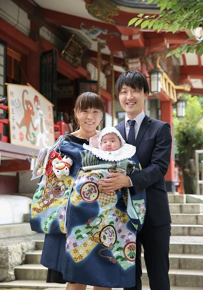 阿倍王子神社お宮参り出張撮影