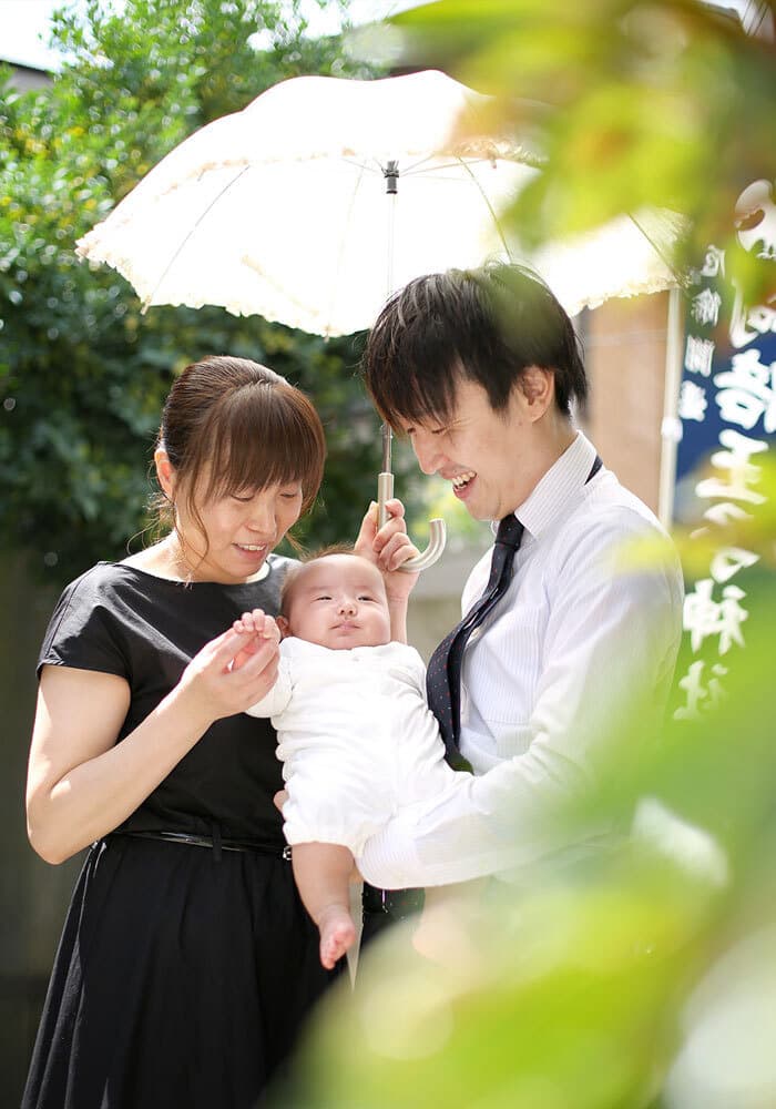 阿倍王子神社お宮参り出張撮影