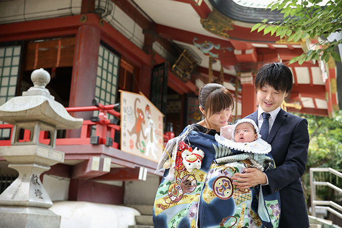 阿倍王子神社お宮参り出張撮影